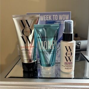 Color Wow Travel Set - Hair Mask, Shampoo, Styling Spray